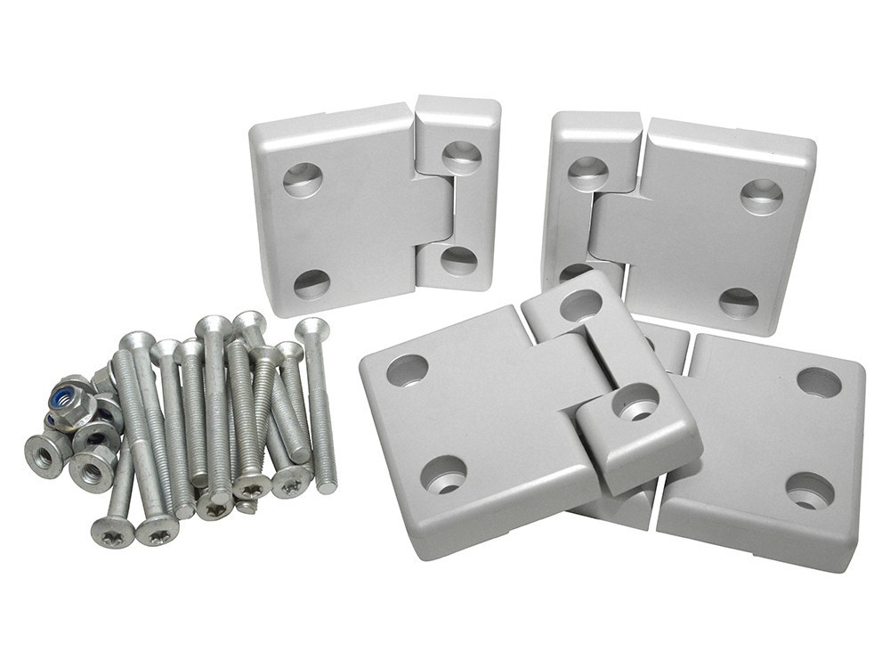 DA1309 DEFENDER DOOR HINGES 2ND ROW ALUMINIUM Land Rover Parts