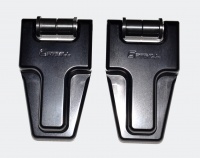 LAND ROVER DEFENDER BLACK BONNET HINGES (SET OF 2) OPTIMILL ORP09