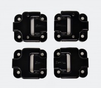 LAND ROVER DEFENDER 90 FRONT SET OF 4 DOOR HINGES BLACK